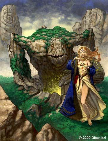 Beshrii and an earth elemental