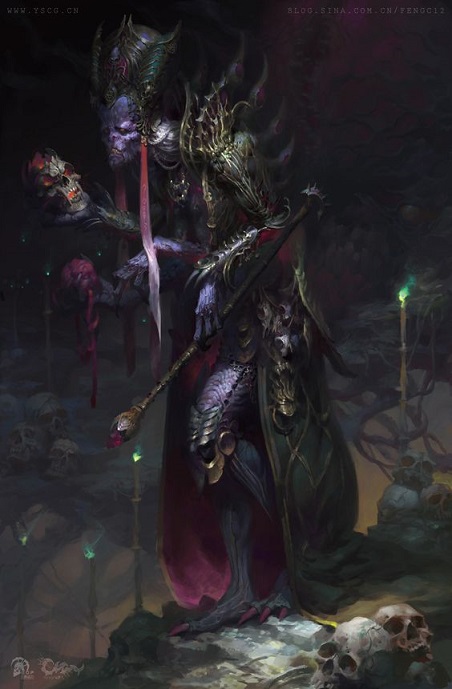 Halavile after being corrupted