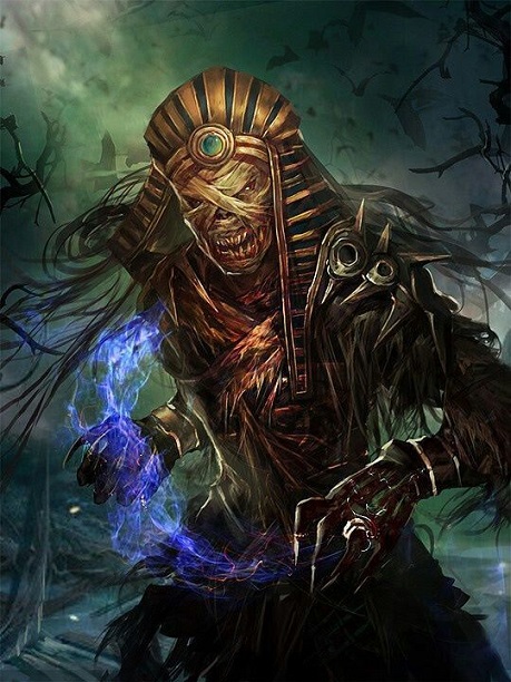 Vargonivus and a blutium golem