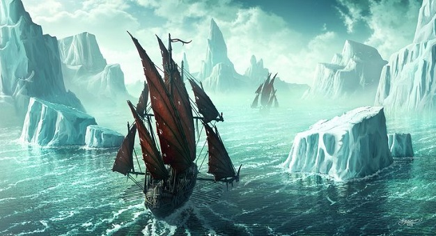 Nautrek, a cold sea ... in the depths, a frozen primordial
