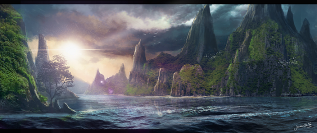 Smickers Fjord, artwork by JonathanDeVos