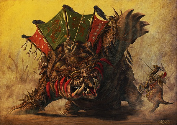 drik war beast, Artwork by Michal Vondracek