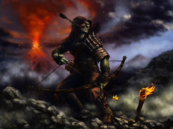 goblin archer with Bow of Orulûn