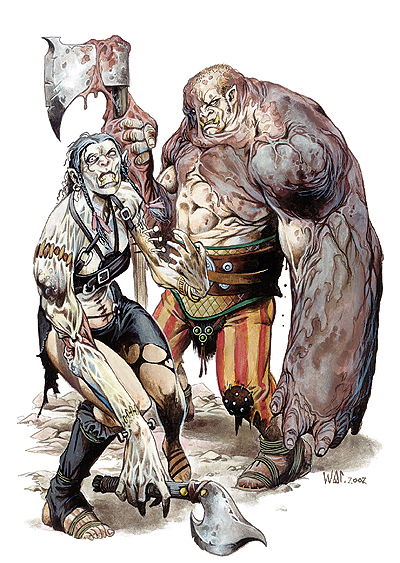 half-golems, artwork by Wayne Reynolds