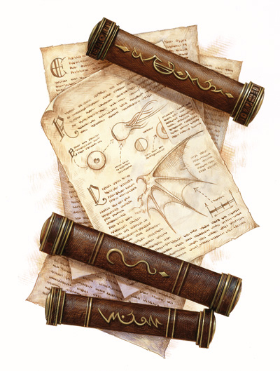 Scrolls - symbol of Carathlos