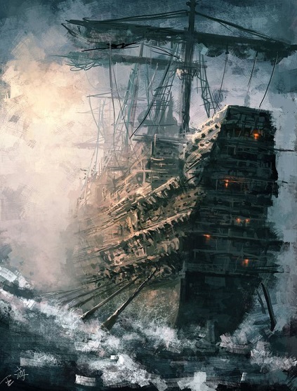 behemoth class ghost ship of the Dead Pirates