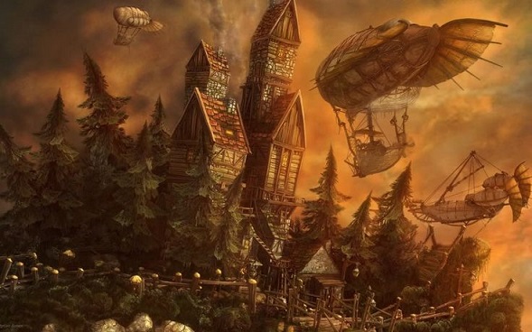 Gnomish Dirigible Airships