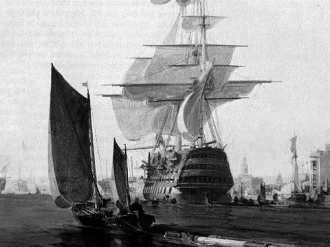 Krackens Wake in the port of Orra